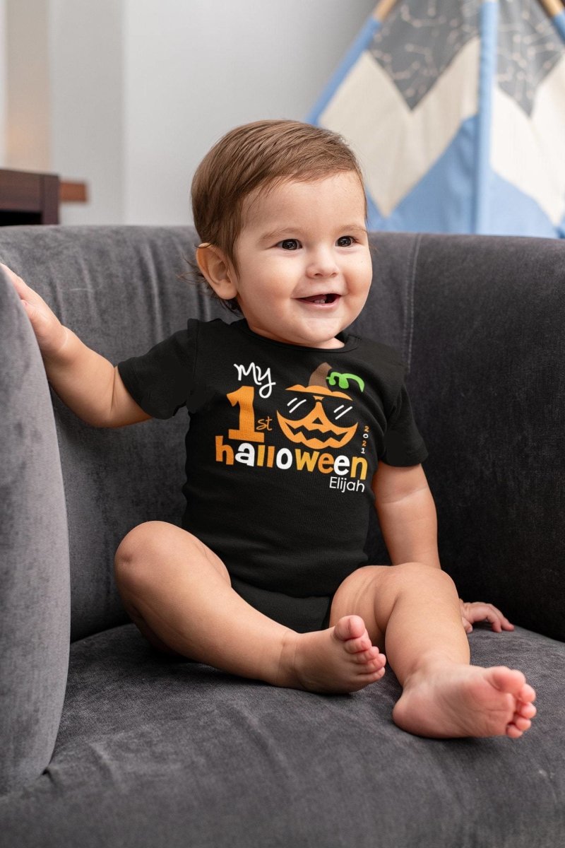 Baby's First Halloween Outfit Black – SweetTeez LLC