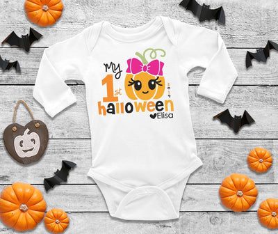 First Halloween Outfit ,  My First Halloween Outfit , My First Halloween Bodysuit , My 1st Halloween Shirt , Personalized First Halloween - SweetTeez LLC