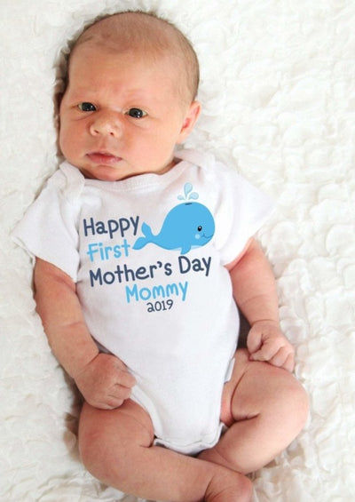 First Mothers Day Gift , First Mothers Day Gift From Son , First Mothers Day Gifts , First Mothers Day Shirt , 1st Mothers Day Shirt Whale - SweetTeez LLC