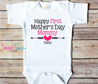 First Mothers Day Gift From Daughter , First Mothers Day Gift , Personalized First Mothers Day Gift , First Mothers Day Shirt - SweetTeez LLC