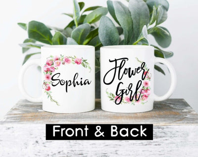 Flower Girl Proposal Gift , Personalized Flower Girl Proposal Gift , Flower Girl Gift , Gift For Flower Girl , Flower Girl Mug , Custom Mug - SweetTeez LLC