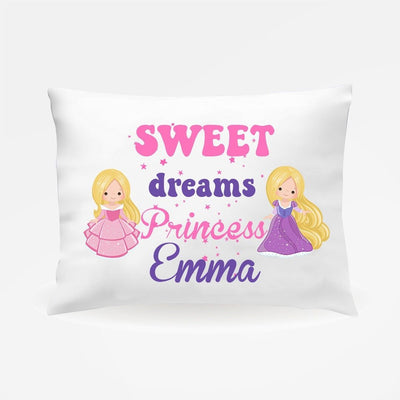 Gift For a Girl, Princess Pillow, Personalized Gift For Girl, Birthday Gift For Girl, Personalized Pillow Case, Personalized Pillow - SweetTeez LLC