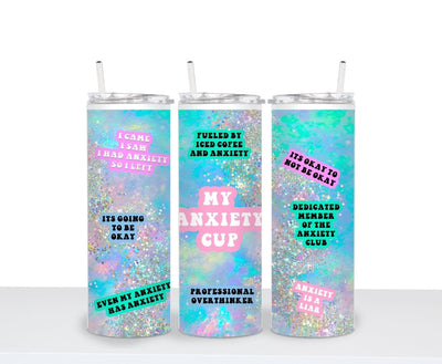 Gift For Her, Anxiety Tumbler, 20oz Tumbler, Mental Health Gift, Mental Health Tumbler, Birthday Gift, Gifts For Women - SweetTeez LLC