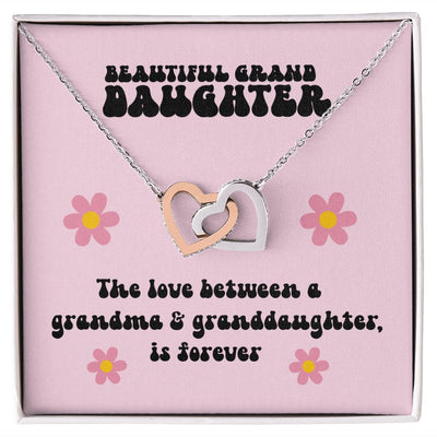 Granddaughter Necklace | interlocking hearts - SweetTeez LLC