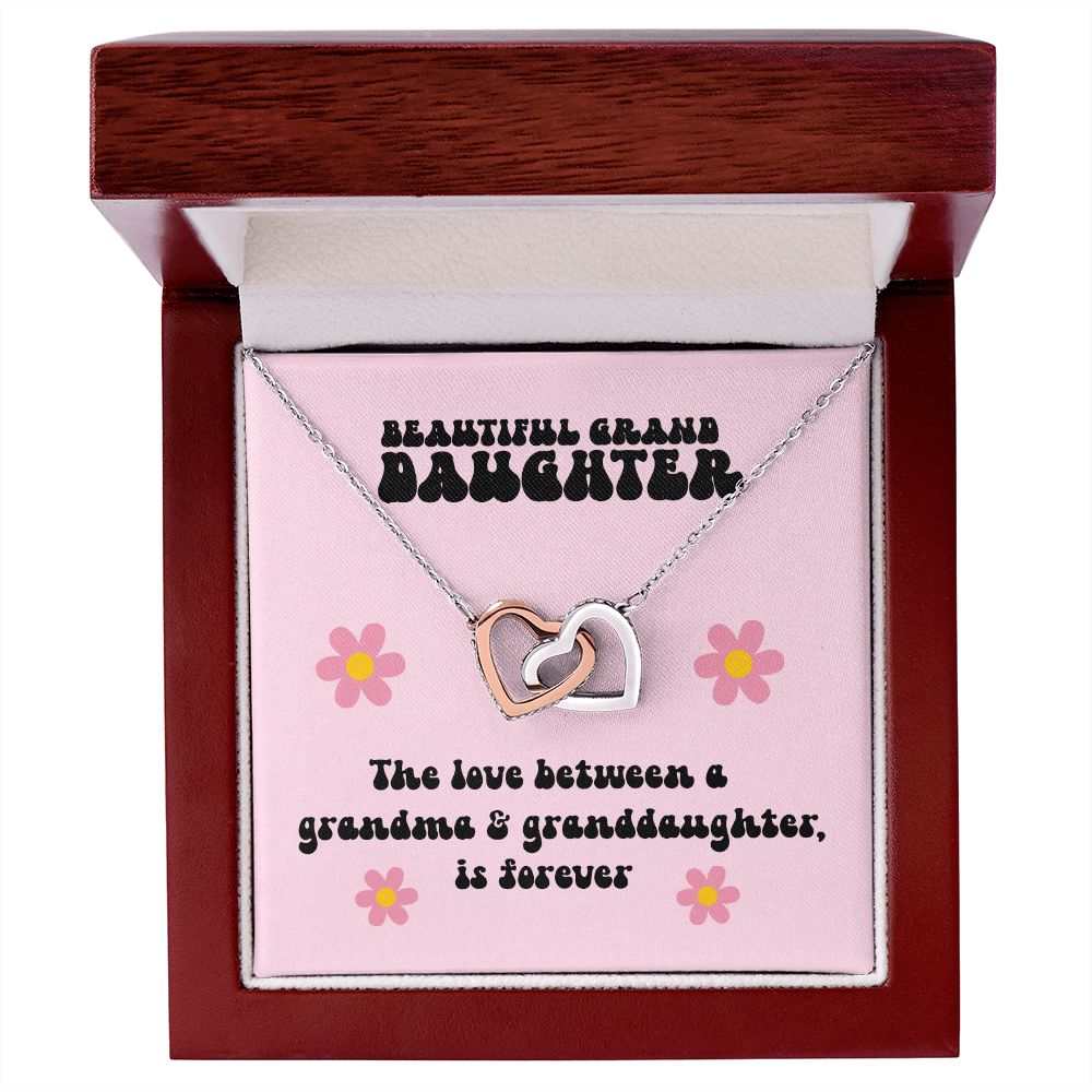 Granddaughter Necklace | interlocking hearts - SweetTeez LLC