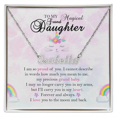 Granddaughter Necklace | Personalized Name Necklace - SweetTeez LLC