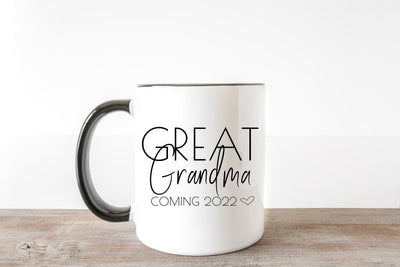 Great Grandma Gift , Gift For Great Grandma , Great Grandma Mug , Pregnancy Announcement For Great Grandma , Personalized Mug For Grandma - SweetTeez LLC