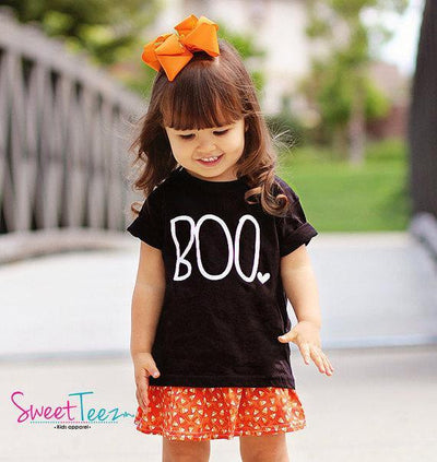 Halloween Shirt Girls - Halloween Girl Shirt - Halloween Shirts For Girls - Boo Shirt - Boo Shirt Halloween - Boo Shirt Girl - Boo Shirts - SweetTeez LLC