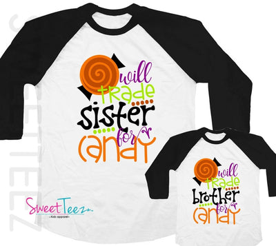 Halloween Shirts , Halloween Shirts For Kids , Kids Halloween Shirts , Funny Halloween Shirts ,  Halloween Shirt For Brother - SweetTeez LLC