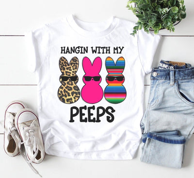 Hanging with my Peeps Easter Shirt Girls - SweetTeez LLC