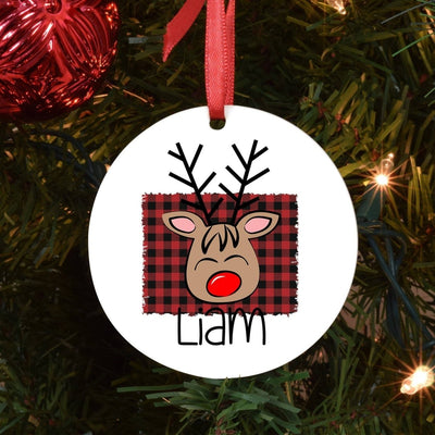 Kids Reindeer Ornament | Personalized - SweetTeez LLC