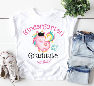Kindergarten Graduation Shirt Customized for Girls - SweetTeez LLC