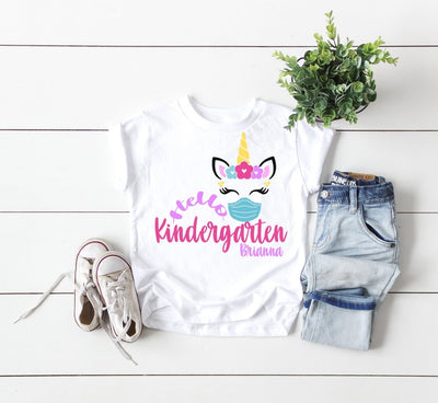 Kindergarten Shirt , Kindergarten Unicorn Shirt , Personalized Kindergarten Shirt , Back To School Shirt , Personalized 2020 2021 Shirt - SweetTeez LLC