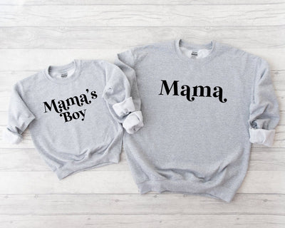 Mama & Me sweatshirts, Valentine's Day Shirts for boys, Mama Sweatshirt, Retro Sweatshirts, Sweatshirts Boys, toddler pullover - SweetTeez LLC