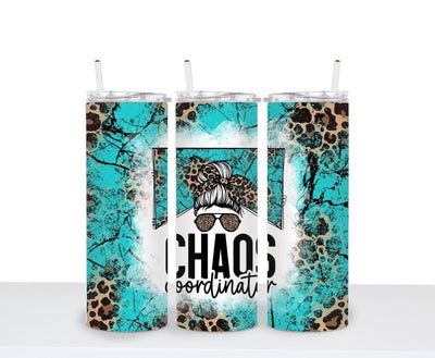 Mom Gift, Leopard Tumbler, Gift For Mom, Gift For New Mom, Chaos Coordinator Tumbler - SweetTeez LLC