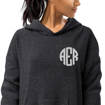 Monogrammed sueded fleece hoodie, Personalized Hoodie, Premium Embroidered Hoodie, Gift For Friend, Embroidered Hoodies - SweetTeez LLC
