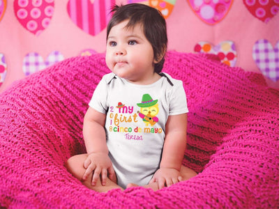 My First Cinco de Mayo Baby Bodysuit Personalized Shirt Boy Girl Personalized Shirt - SweetTeez LLC