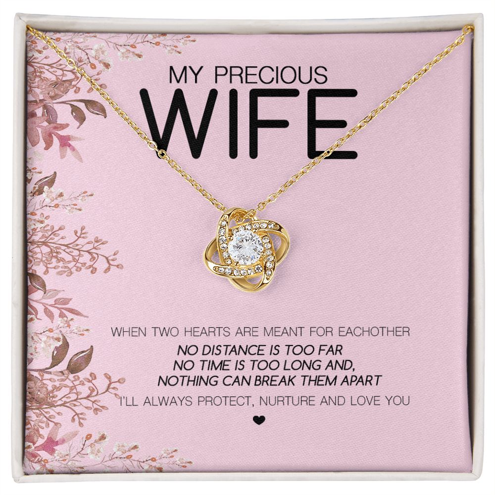 My Precious Wife | Love Knot Necklace - SweetTeez LLC
