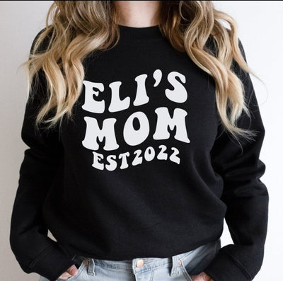 New Mom Gift, Mom Shirt, Mom Gift, Mom To Be Gift, Mom Sweatshirt, Personalized Mom Shirt, Custom Sweatshirt, Womens Clothing - SweetTeez LLC