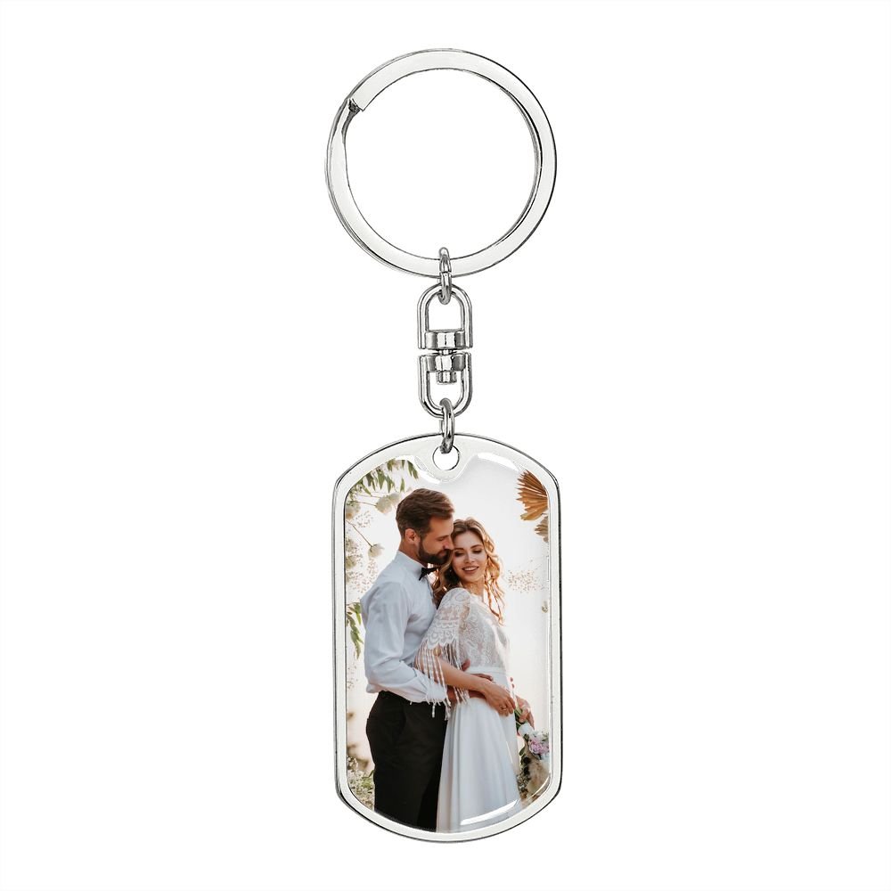 Newlyweds Picture Keychain | Personalized - SweetTeez LLC
