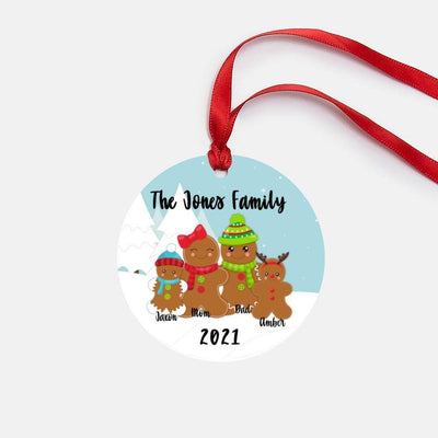 ornaments personalized, family ornament, personalized family ornament, christmas gifts, family christmas gifts, personalized gift for family - SweetTeez LLC
