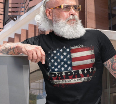 Papaw shirt | american Flag - SweetTeez LLC