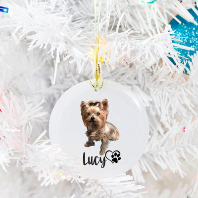 Personalized Dog Christmas Ornament , Personalized Dog Christmas Ornament , Personalized Dog Christmas Ornament , Christmas Gift For Dog - SweetTeez LLC