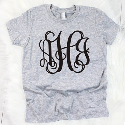 Personalized Girls Shirt With Monogram - SweetTeez LLC