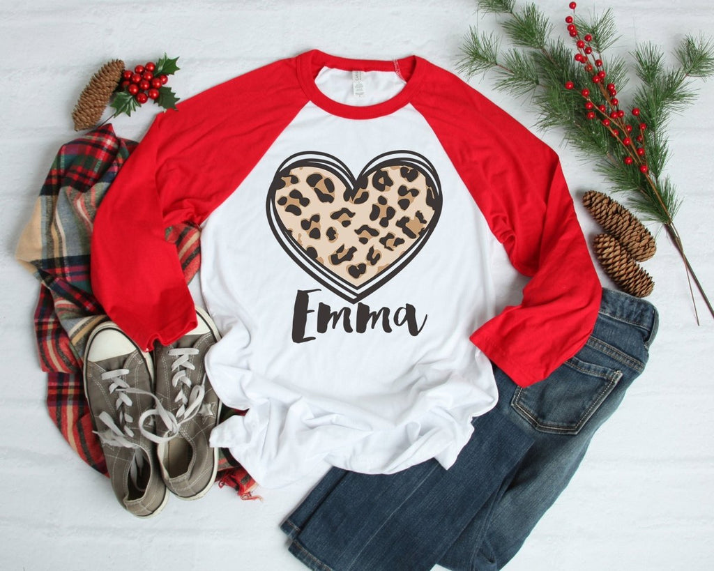 Leopard Heart Sweatshirt Valentine Sweatshirt Valentines Women 