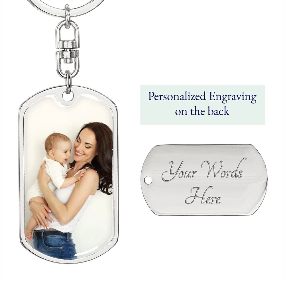 Photo Keychain | Personalized with Your Picture - SweetTeez LLC