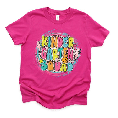 Pink Kindergarten Squad Shirt - SweetTeez LLC