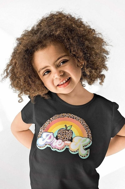 Pre-K Shirt - Pre-K Shirt for Girl - Pre-K Tee - leopard Toddler Shirt - Preschool Gift For Girl - Personalized Back To school toddler tee - SweetTeez LLC