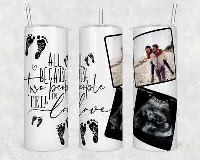 Pregnancy Announcement Gift, Photo Tumbler, Ultrasound Gift, Baby Shower Gift, For Husband - SweetTeez LLC