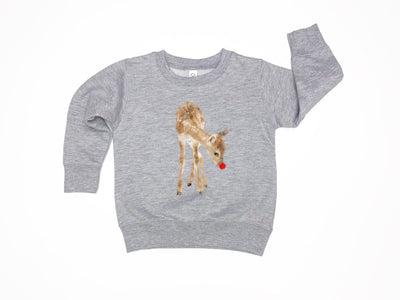 Reindeer Christmas sweatShirt | toddler - SweetTeez LLC