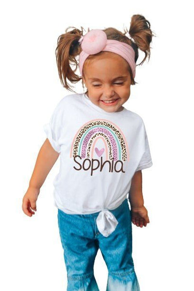 shirt for girls, gift for girl, personalized shirt, rainbow shirt, rainbow shirt for girls, kids shirts - SweetTeez LLC
