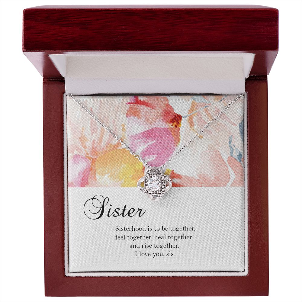 Sister Love Knot Necklace - SweetTeez LLC