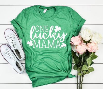 St Patricks Day Shirt , St Patricks Day Shirt For Women , Women's St Patricks Day Shirt , Lucky Mama Shirt , St Patricks Shirt For Mama - SweetTeez LLC