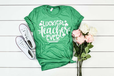 St Patricks Day Shirt Teacher , St Patricks Day Shirt For Teacher , Teacher St Patricks Day Shirt , Lucky Teacher Shirt , Teacher Gift - SweetTeez LLC