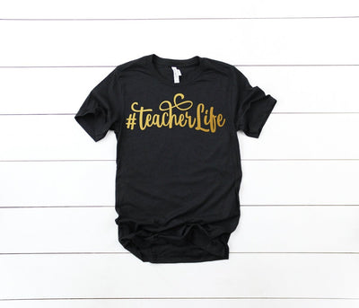 Teacher Shirts , Shirt For Teacher , Teacher  Shirt ,  Teacher t shirt  , Crew Neck Shirt , Teacher Gifts  , Gift For Teacher - SweetTeez LLC