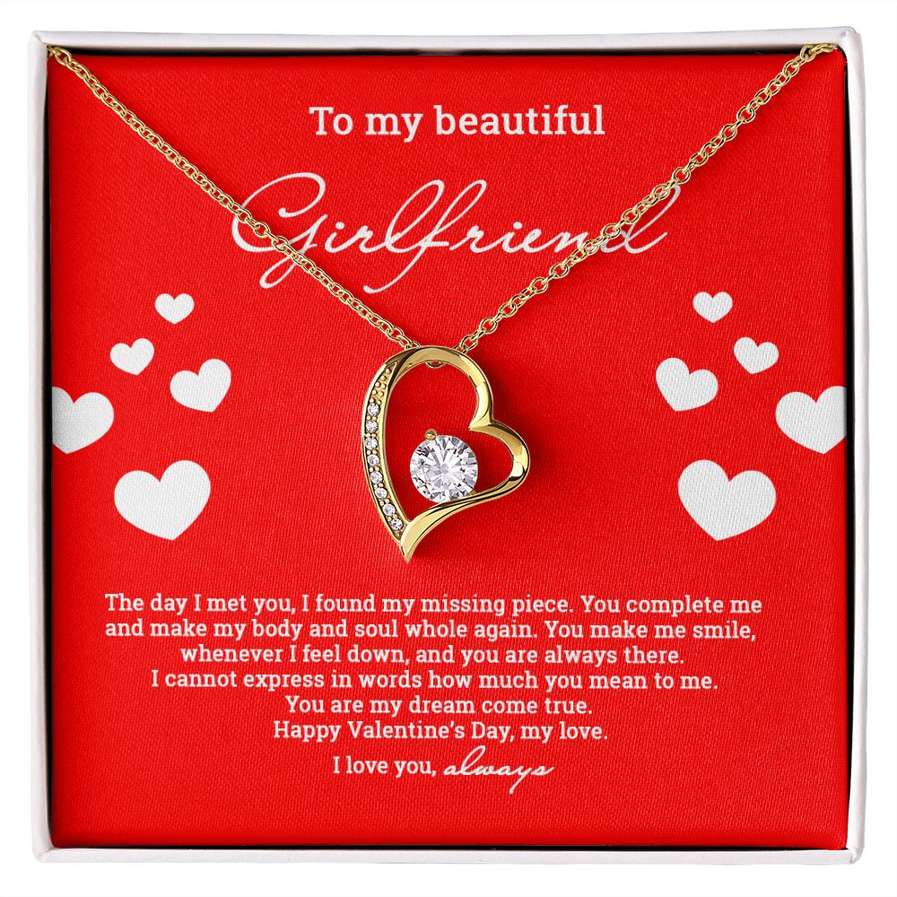 To my beautiful deals girlfriend necklace