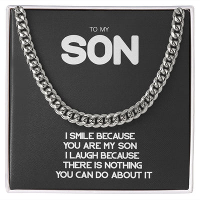 To My Son Necklace - SweetTeez LLC