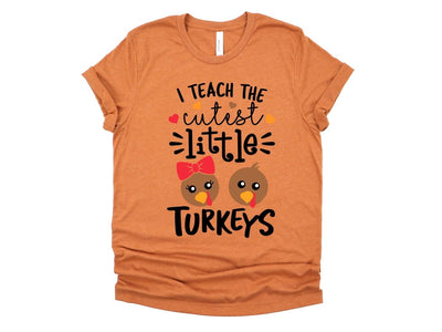 turkey teacher shirt | personalized - SweetTeez LLC